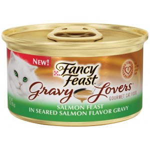 Fancy Feast Gravy Lovers Salmon Feast 85g 1 Carton (24 Cans)